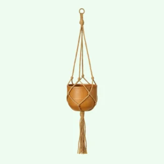 Colgantes de yute para plantas